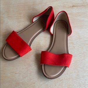 Women’s Red Peep Toe Shoe